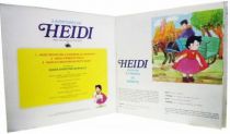 Heidi - Livre-disque 33T- Les aventures de Heidi - Disques Ades Le petit Menestrel1981