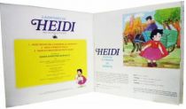 Heidi - LP Book-Record - The adventures of Heidi - Ades Le petit Menestrel records 1981