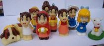 Heidi - set of 10 vinyl figures TOMY