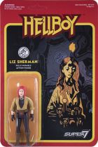 Hellboy - Super7 - Set de 4 Figurines Re-Action : Liz Sherman, Abe Sapien, Lobster Johnson, Hellboy