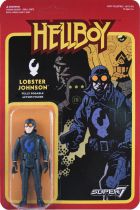 Hellboy - Super7 - Set de 4 Figurines Re-Action : Liz Sherman, Abe Sapien, Lobster Johnson, Hellboy