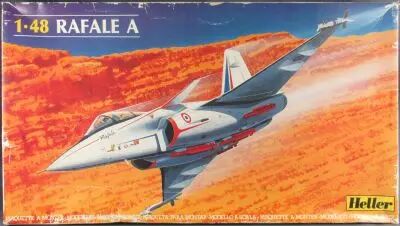 Heller - 80421 AMD. BA Rafale A  Avion Chasse 1/48 Neuf Boite Cellophan�e