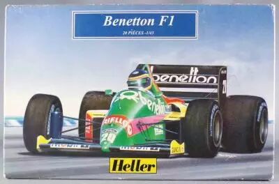 Heller - Benetton F1 1/43 Partiellement Assembl�e Boite