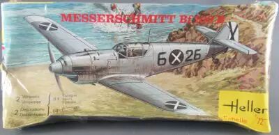 Heller - N�101 Messerschmitt Bf 109 B 2 D�corations 1/72 Neuf Boite Cellophan�e