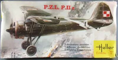 Heller - N�161 P.Z.L. PII c 2 D�corations 1/72 Neuf Boite