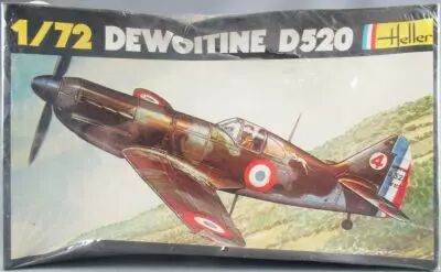 Heller - N�212 Dewoitine D520 1/72 Neuf Boite Cellophan�e