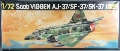 Heller - N�256 Saab Viggen AJ-37/SF-37/SK-37 1/72 Neuf Boite Cellophan�e