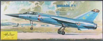 Heller - N�258 Mirage F1 2 Versions 6 D�corations 1/72 Neuf Boite