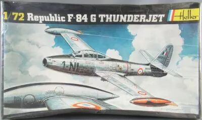 Heller - N�278 Republic F-84 G Thunderjet 2 D�corations 1/72 Neuf Boite Cellophan�e