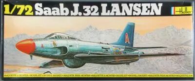 Heller - N�343 Saab J.32 Lansen 1/72 Neuf Boite