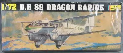 Heller - N�345 D.H 89 Dragon Rapide 1/72 Neuf Boite Cellophan�e