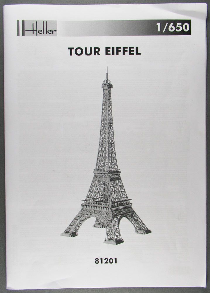 Maquette Tour Eiffel - Heller - Rue des Maquettes