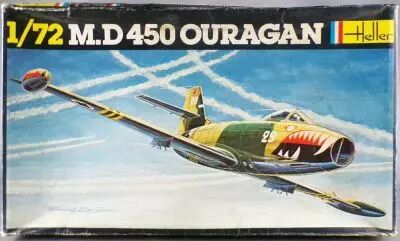 Heller 201 - M.D. 450 Ouragan 1/72 Neuf Boite