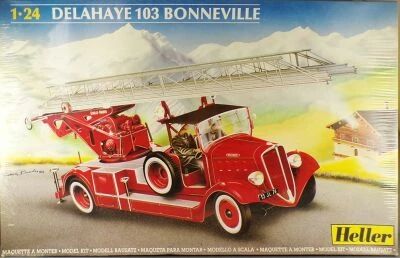 Heller 803380 - Delahaye 103 Bonneville Pompier 1/24 Neuf Boite Cellophan�e