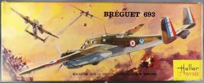 Heller L392 - Br�guet 693  Museum S�ries WW2 French Fighter Aircraft 1:72 MIB