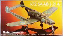 Heller N°80261 - Saab J21A 2 Décorations 1/72 Neuf Boite Scellée