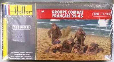 Heller N�81224 -  Arm�e Fran�aise WW2 Groupe Combat Fran�ais 39-45 1/35 Neuf Boite Cellophan�e