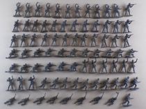 Heller ? Revell ? Italieri ? - 1/72 - WW2 81 Soldats Afrika Corps Moule Airfix sans Boite