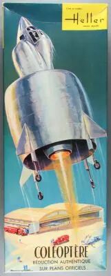 Heller RL 1085 - Snecma Col�opt�re Rare Maquette 1960 1/40 Proche Neuf Boite