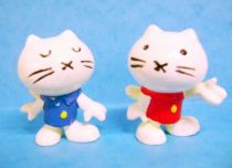 Hello Kitty - Complete set of 2 Bully PVC Figure 1974