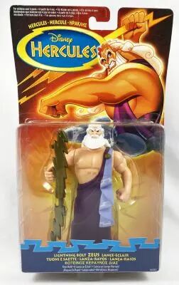 Hercule - Mattel - Zeus lance-�clair