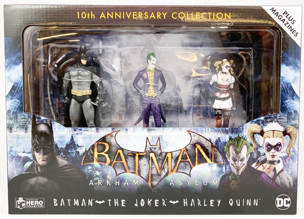 3 Figurine Box Set Eaglemoss Hero Collectors Batman Arkham Asylum 