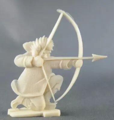 Heudebert - The Frozen North - N�4 Eskimos firing bow