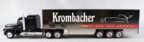 High Speed  Ho 1/87 Camion Ford 9000 Noir Semi Remorque Krombacher Partner des Sports
