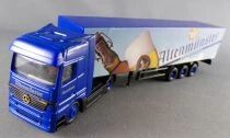 High Speed Ho 1/87 Camion Mercedes Benz Actros Bleu Semi Remorque Brasseur Altenm&uuml;nster