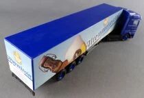High Speed Ho 1/87 Camion Mercedes Benz Actros Bleu Semi Remorque Brasseur Altenm&uuml;nster