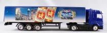 High Speed Ho 1/87 Camion Mercedes-Benz Bleu Actros & Remorque Bi&egrave;re Fl&ouml;tzinger Brau Rosenheim