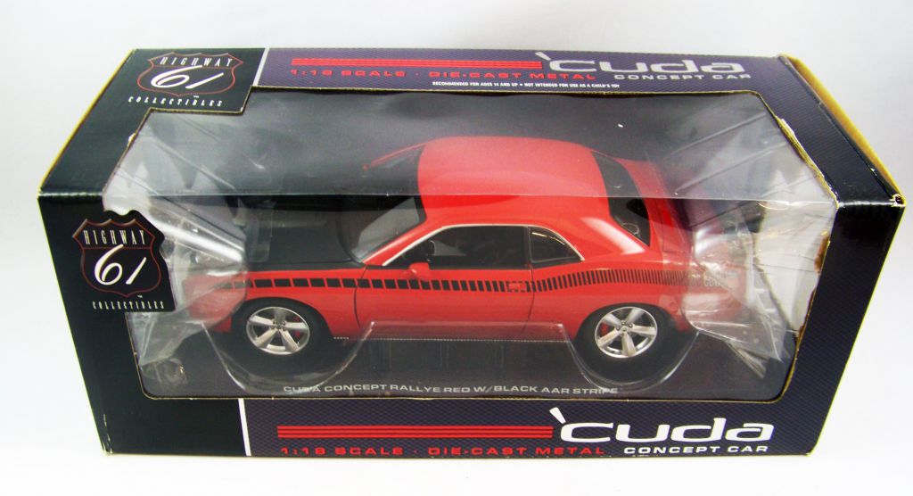 特売激安 Cuda Concept 1/18 Rallye Red w/Black AAR Stripe その他おもちゃ 