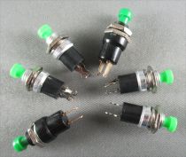 Ho & N 6 Boutons Poussoir Interrupteur Vert à Impulsion pour Aiguillages 
