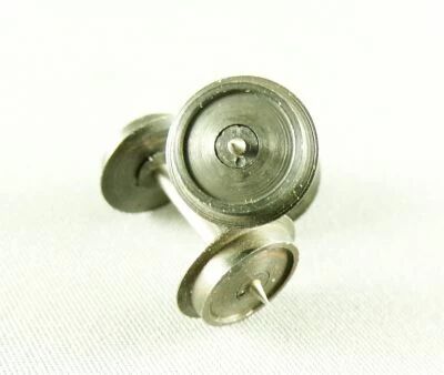 Ho 2 Essieux M�tal Bruni Diam�tre 10,4mm Longueur  24,2mm CC 2 Roues Isol�es