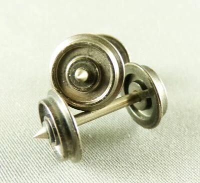 Ho 2 Essieux M�tal Bruni Diam�tre 10,5mm Longueur 25,4mm CC 1 Roue Isol�e