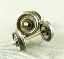 Ho 2 Essieux M&eacute;tal Bruni Diam&egrave;tre 10,5mm Longueur 25,4mm CC 1 Roue Isol&eacute;e