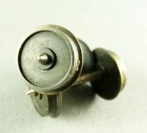 Ho 2 Essieux M&eacute;tal Bruni Diam&egrave;tre 11,5mm Longueur  24,3mm CC 2 Roues Isol&eacute;es