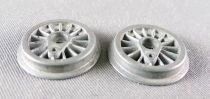 Ho 2 Roues Motrices Diam&egrave;tre 17,1mm 15 Rayons en Zamak pour Locomotive Vapeur Neuves