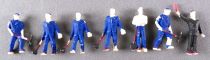 Ho 7 x Standing Railway Workers Figures