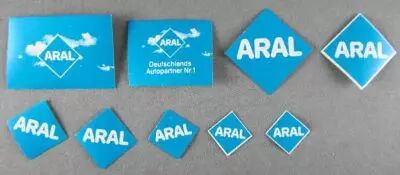 Ho 8 Publicit�s Logo Aral Station Service D�p�t Carburant Essence