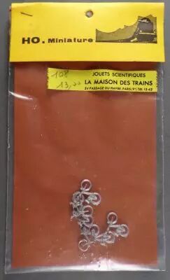 Ho. Miniature La Maison des Trains 108 6 x Metal Bicycles Man & Woman Mint in Bag