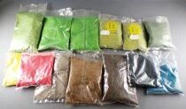 Ho O N Scale 345 Grams of Various Colored Flockings