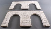 Ho Sncf 2 Murs de Soutènement pour Tunnel avec 2 Arches Neuf sans Boite