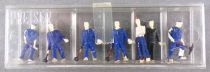 Ho Sncf 7 Figurines Cheminots Travailleurs du Rail Gare