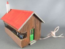 Ho Sncf Petit Poste d\'Aiguillage Ancien Assemblé Animé Eclairage Led