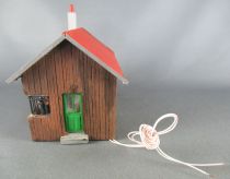 Ho Sncf Petit Poste d\'Aiguillage Ancien Assemblé Animé Eclairage Led
