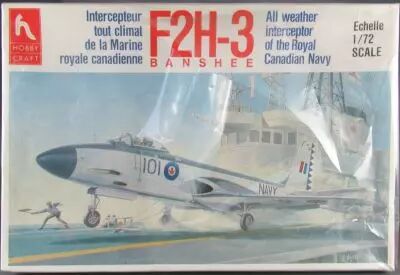 Hobby Craft HC1397 - Avion Marine Canada F2H-3 Banshee Intercepteur Tout Climat F 1/72 Neuf Boite Cellophan�e