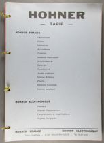 Hohner France Musical Instruments 1987 Price List Catalog A4 30 Pages