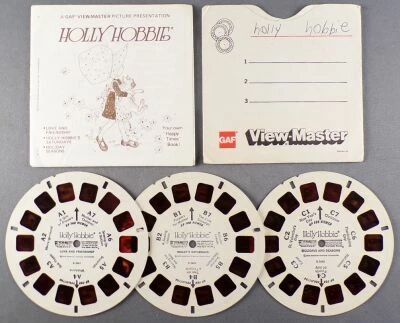 Holly Hobbie - 3 Disques View-Master 3D avec Livret sans Pochette R�f. B 334