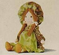 Holly Hobbie - Knickerbocker - Amy, Holly Hobbie\'s friend 8\'\' Stuffed Doll (Mint in Box)